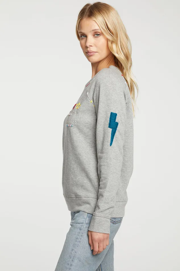 Tops Chaser Brand Womens Happy Peace