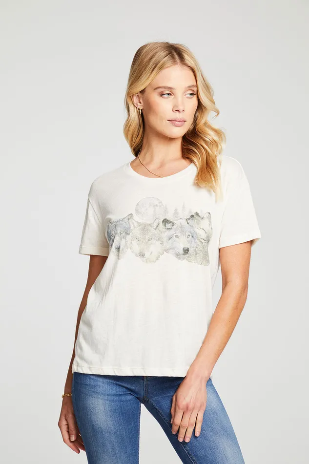 Tops Chaser Brand Womens Wolf Pack