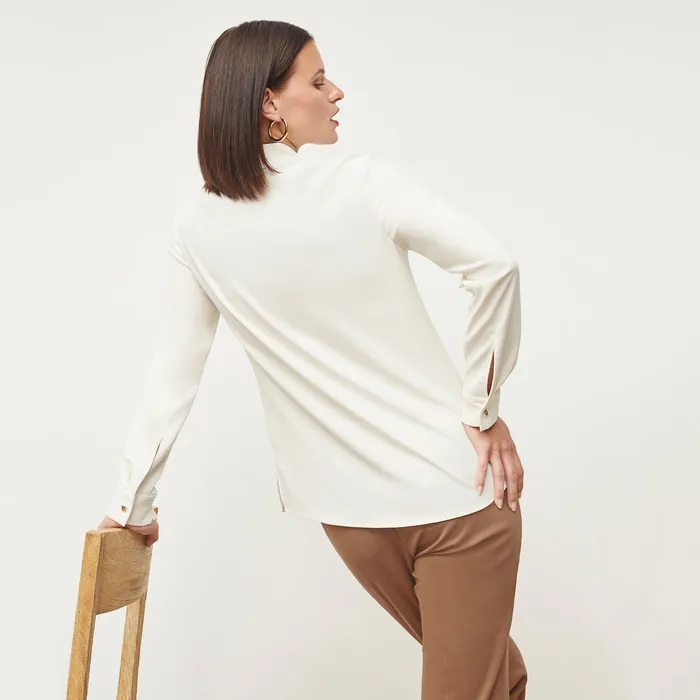 Tops M M LaFleur Women The Lagarde Shirt 8211 Eco Soft Wave Ivory