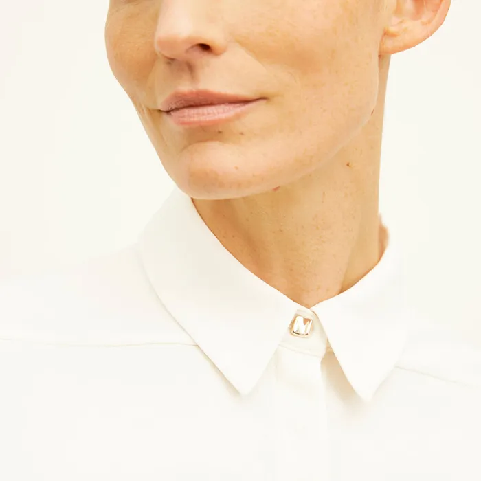 Tops M M LaFleur Women The Lagarde Shirt 8211 Eco Soft Wave Ivory