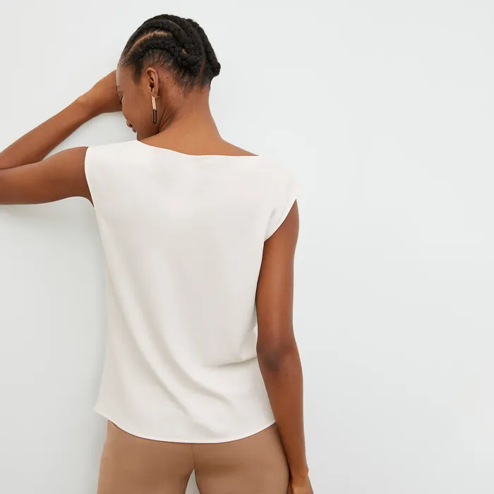 Tops M M LaFleur Women The Nora Top 8211 Eco Soft Wave Ivory