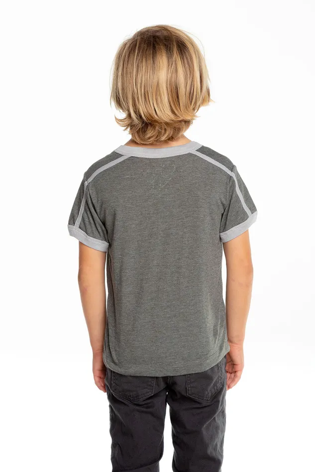 Tops Recycled Vintage Jersey Contrast Binding Short Sleeve Tee Chaser Brand Boys