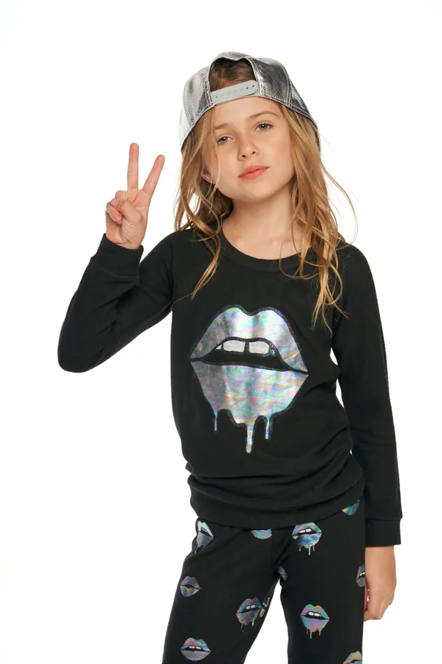 Tops Sassy Lips Chaser Brand Girls