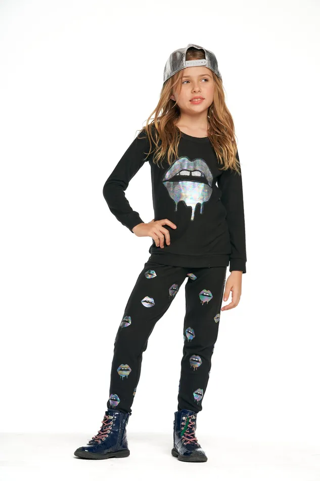 Tops Sassy Lips Chaser Brand Girls