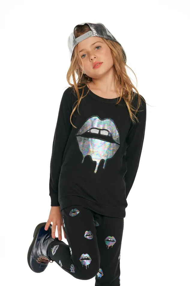 Tops Sassy Lips Chaser Brand Girls