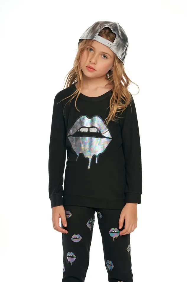 Tops Sassy Lips Chaser Brand Girls