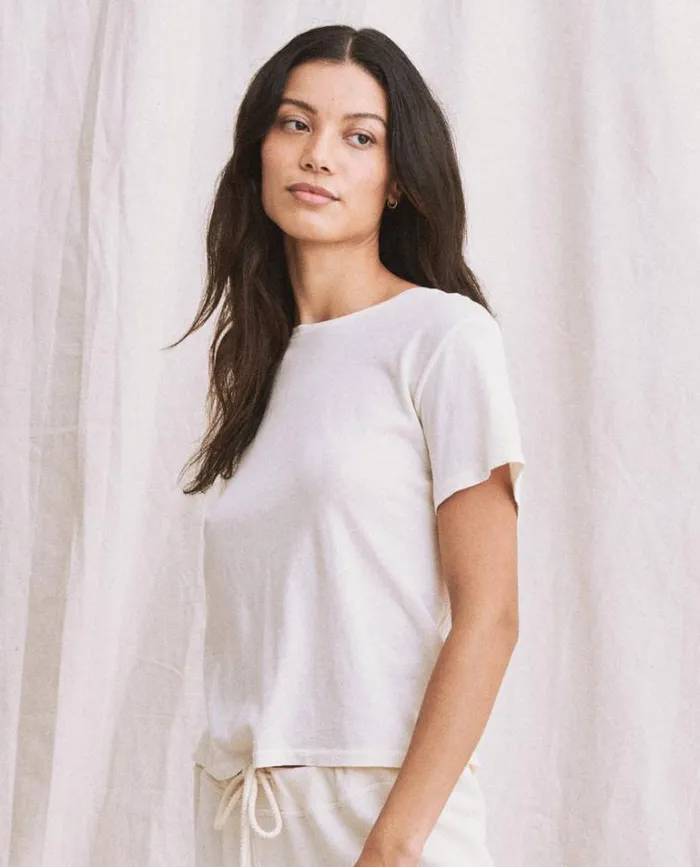 Tops Women039s The Great The Little Tee Washed White