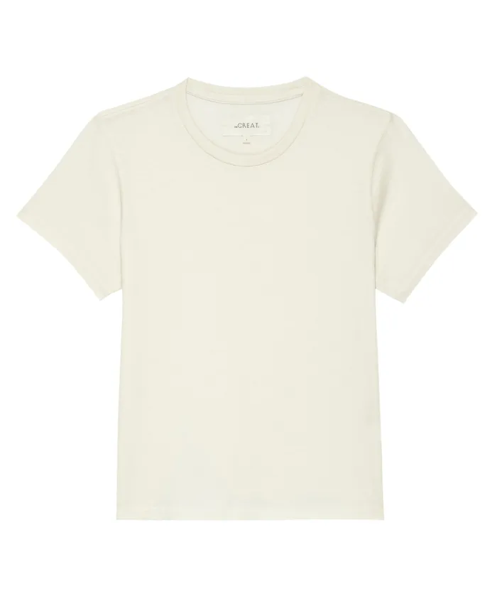 Tops Women039s The Great The Little Tee Washed White