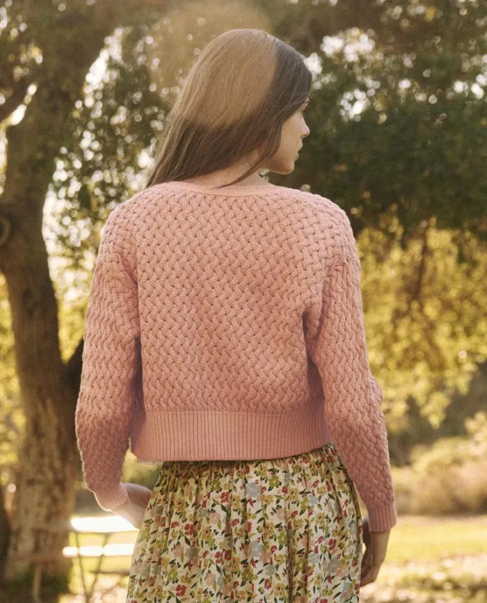 Tops Women039s The Great The Stable Cardigan Natural Dyed Acacia