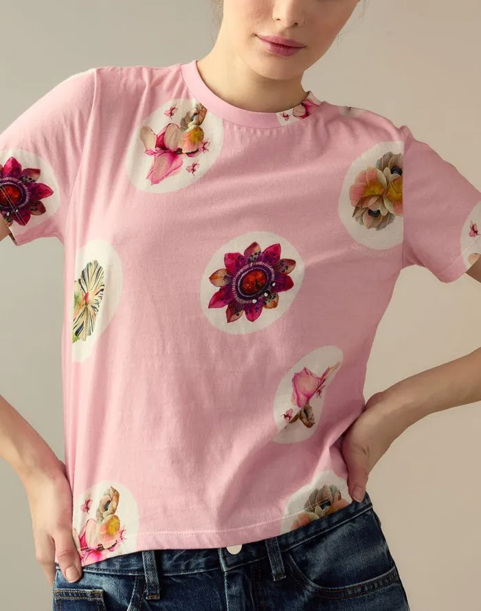 Tops Women Cynthia Rowley Bloom Tee