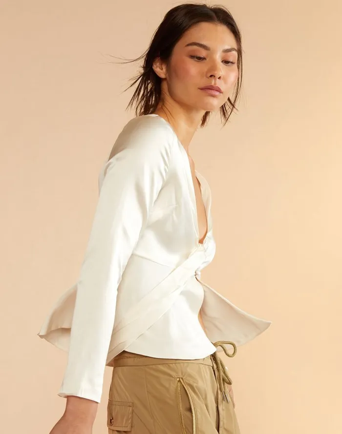 Tops Women Cynthia Rowley Jula Silk Blouse