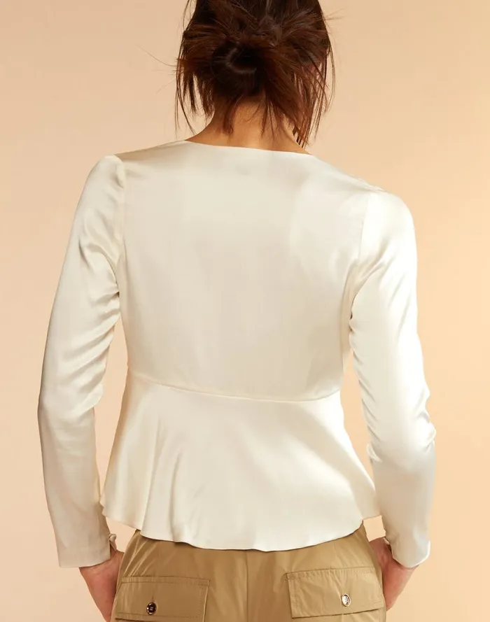 Tops Women Cynthia Rowley Jula Silk Blouse