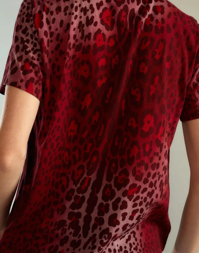 Tops Women Cynthia Rowley Leopard Tee