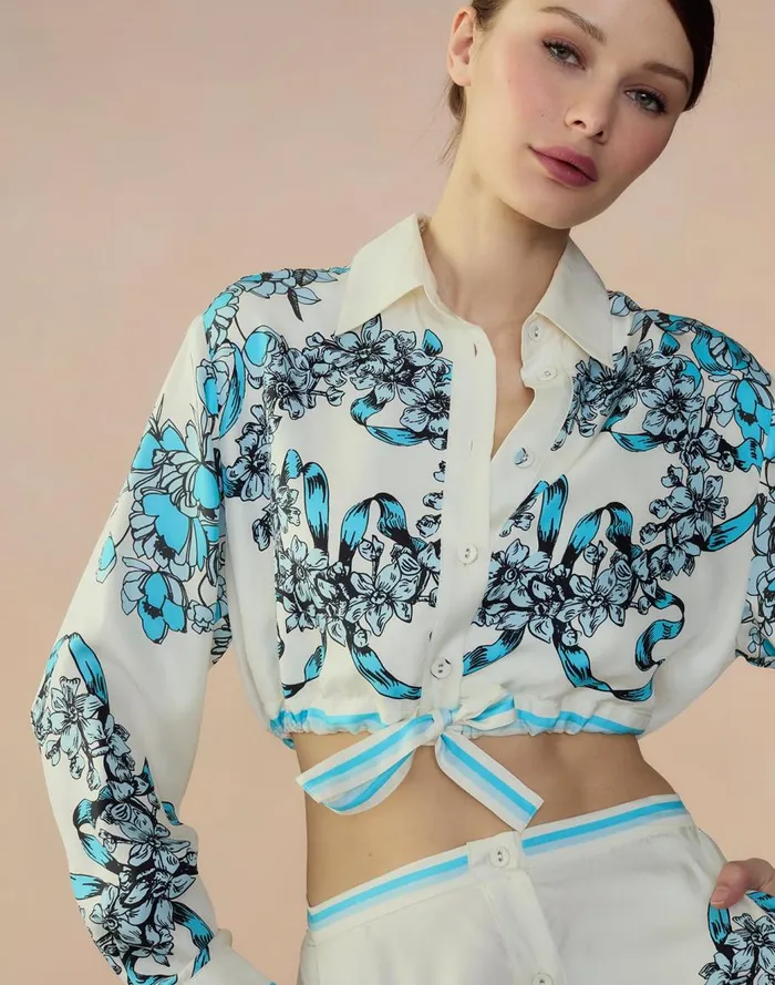Tops Women Cynthia Rowley Marseille Shirt