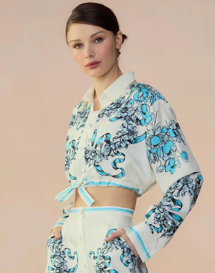 Tops Women Cynthia Rowley Marseille Shirt