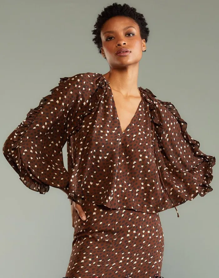 Tops Women Cynthia Rowley Pippa Silk Blouse