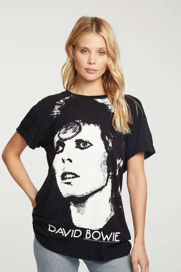 Tops Womens David Bowie Ziggy Stardust Chaser Brand