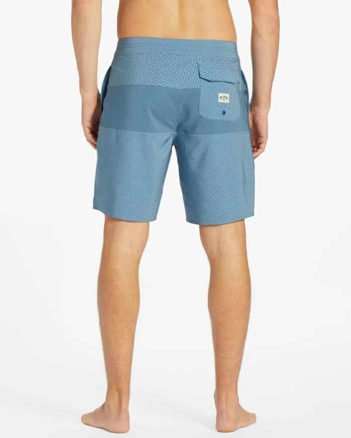 Tribong Lo Tide 19034 Boardshorts Dusty Blue Men Billabong Side Pockets