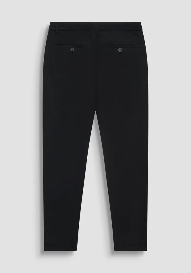 Trousers Men Antony Morato Bryan Skinny Fit Stretch Cotton Trousers Black