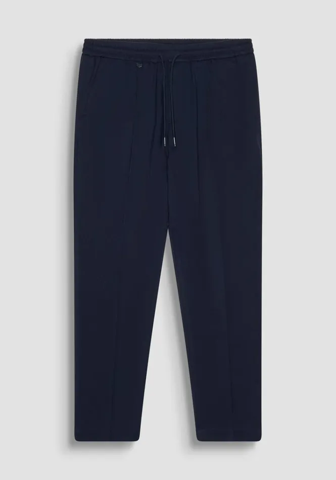 Trousers Men Antony Morato Regular Fit 034Neil034 Trousers In Viscose Blend Blue Ink