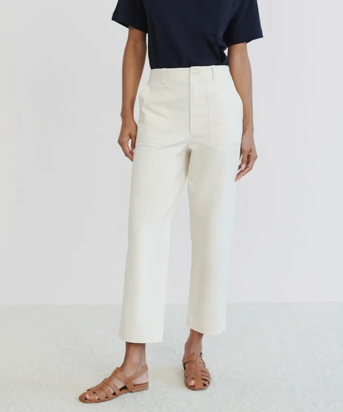 Trousers Women Jenni Kayne Ranger Trouser Ivory