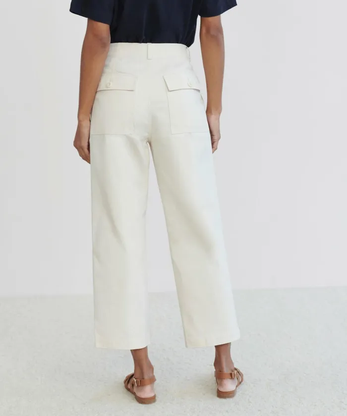 Trousers Women Jenni Kayne Ranger Trouser Ivory