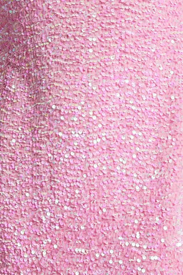 Valetta Mini Dress 8211 Sequin Low Back Shift Dress In Pink Sequin Women Showpo Curve Clothes