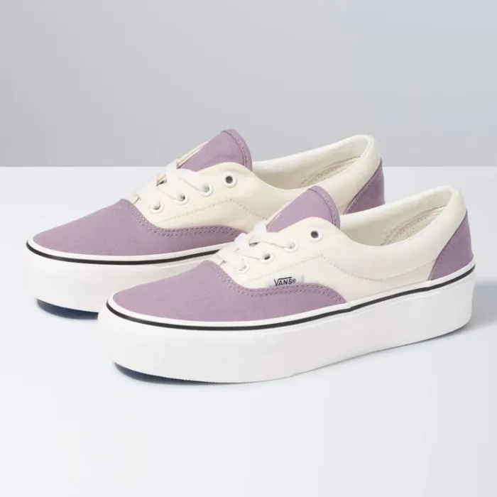 Vans 2Tone Era Platform NirvanaAntique White Womens Classics Shoes