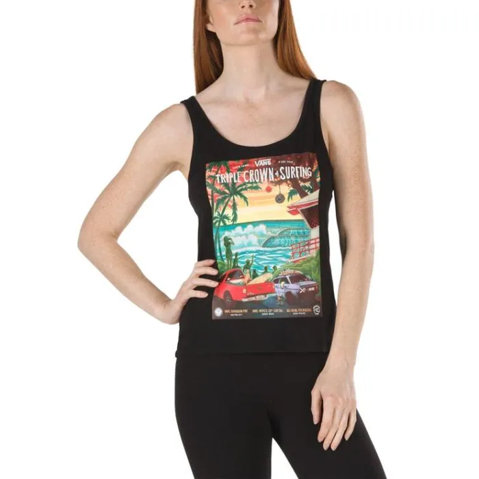 Vans 2020 VTCS Poster Easy Tank Black Womens TShirts and Tanks