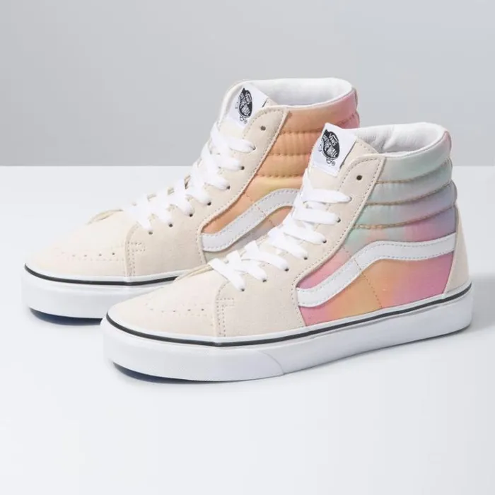 Vans Aura Shift Sk8Hi MultiTrue White Womens Classics Shoes