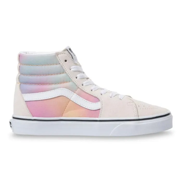 Vans Aura Shift Sk8Hi MultiTrue White Womens Classics Shoes Vans Aura Shift Sk8Hi MultiTrue White Womens Classics Shoes