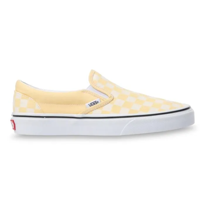 Vans Checkerboard SlipOn Golden HazeTrue White MensWomens Classics Shoes Vans Checkerboard SlipOn Golden HazeTrue White MensWomens Classics Shoes