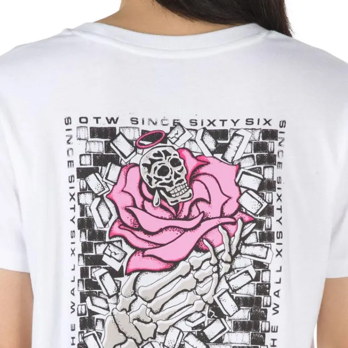 Vans Clawdia Boyfriend Tee White Womens TShirts and Tanks Vans Clawdia Boyfriend Tee White Womens TShirts and Tanks