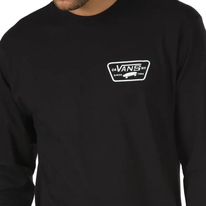 Vans Full Patch Back Long Sleeve TShirt BlackWhite Mens TShirts and Tanks Vans Full Patch Back Long Sleeve TShirt BlackWhite Mens TShirts and Tanks