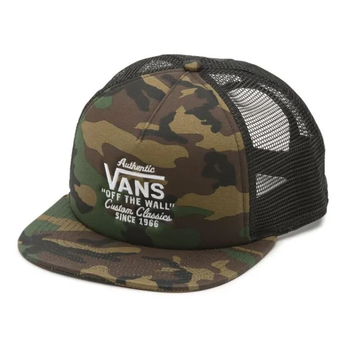 Vans Galer Trucker Hat Classic Camo Mens Hats and Beanies