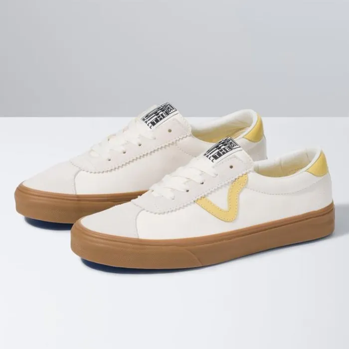 Vans GumSport MarshmallowCream Gold MensWomens Classics Shoes