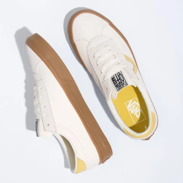 Vans GumSport MarshmallowCream Gold MensWomens Classics Shoes Vans GumSport MarshmallowCream Gold MensWomens Classics Shoes