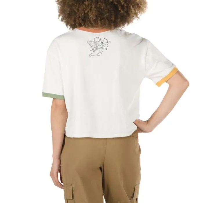 Vans Karina Boxy Crew Tee Marshmallow Womens TShirts and Tanks Vans Karina Boxy Crew Tee Marshmallow Womens TShirts and Tanks