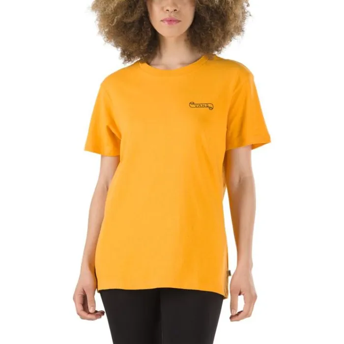 Vans Lawnwood Boyfriend Tee Cadmium Yellow Womens TShirts and Tanks Vans Lawnwood Boyfriend Tee Cadmium Yellow Womens TShirts and Tanks