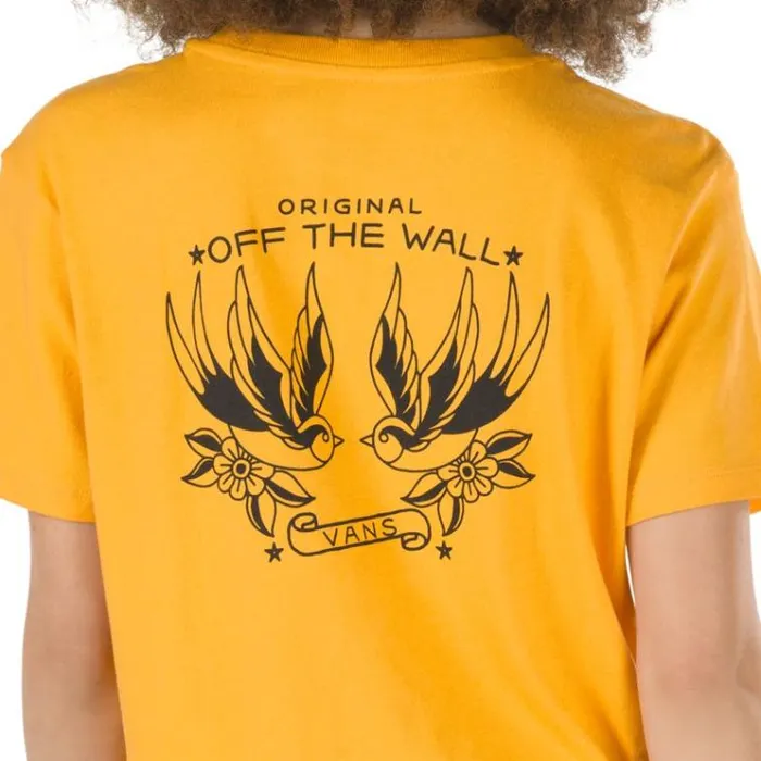 Vans Lawnwood Boyfriend Tee Cadmium Yellow Womens TShirts and Tanks Vans Lawnwood Boyfriend Tee Cadmium Yellow Womens TShirts and Tanks