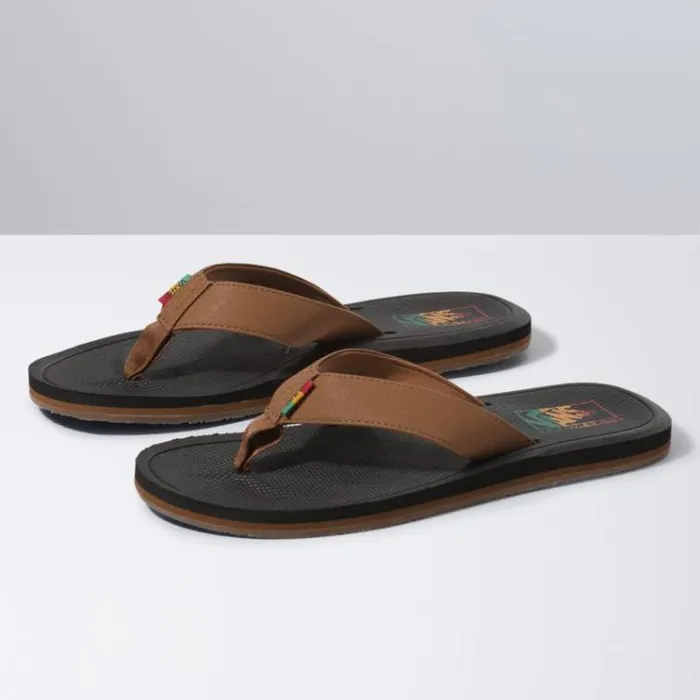 Vans Mens Nexpa Synthetic DachshundBlackRasta Mens Sandals