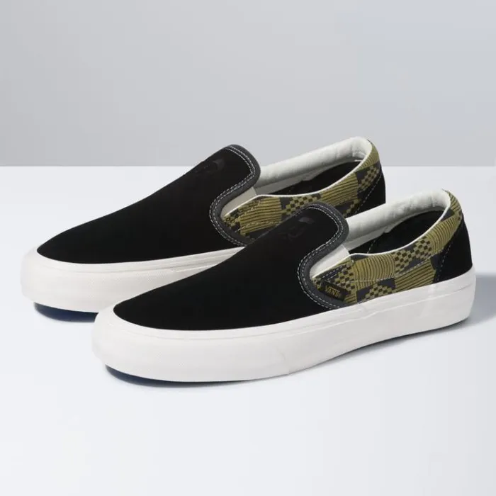 Vans Michael February Classic SlipOn SF BlackOlive Mens Surf Vibes