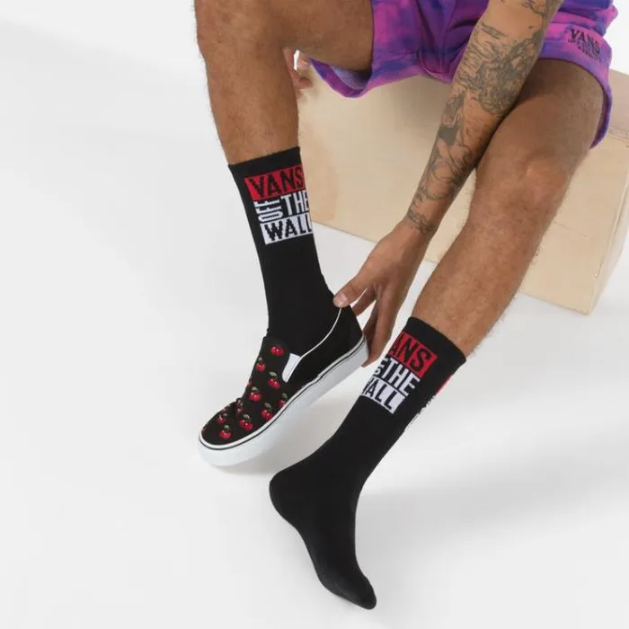 Vans New Stax Crew Sock Black Mens Socks