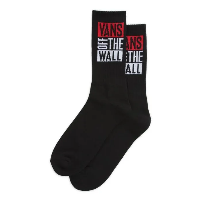 Vans New Stax Crew Sock Black Mens Socks Vans New Stax Crew Sock Black Mens Socks