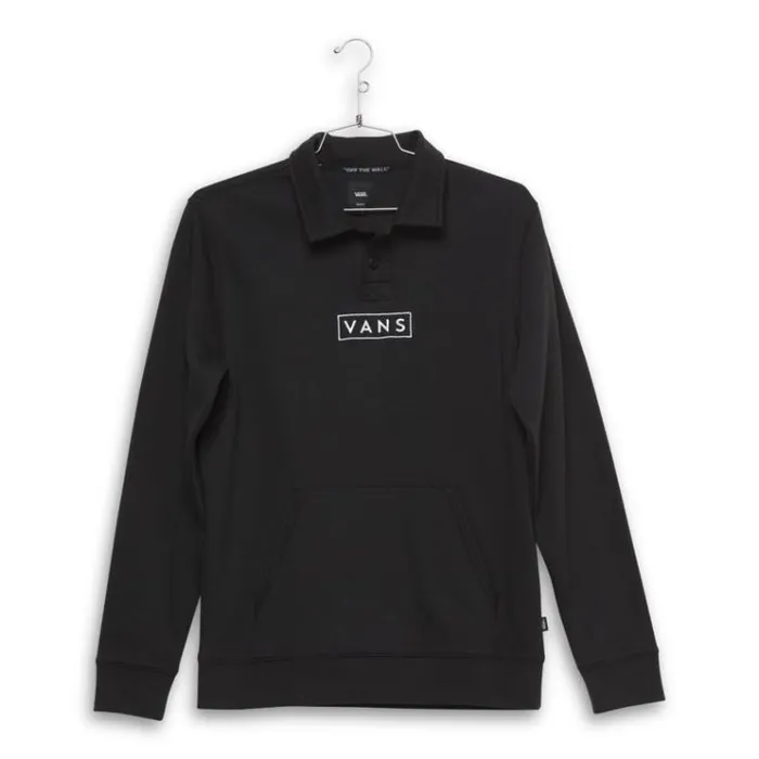 Vans Not Preppy Polo Fleece Black Mens Hoodies and Jackets