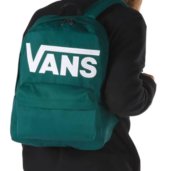 Vans Old Skool Drop V Backpack Vans Trekking Green MensWomens Backpacks and Bags