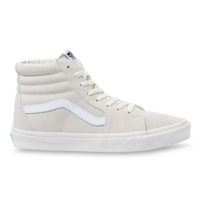 Vans Pig Suede Sk8Hi MarshmallowTrue White Mens Classics Shoes Vans Pig Suede Sk8Hi MarshmallowTrue White Mens Classics Shoes