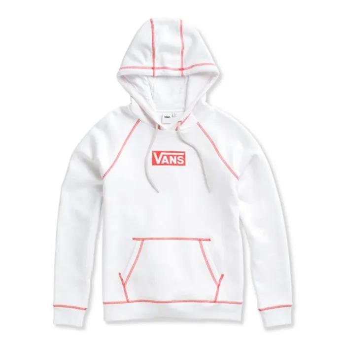 Vans Pro Stitched Versa Hoodie White Womens Hoodies and Jackets
