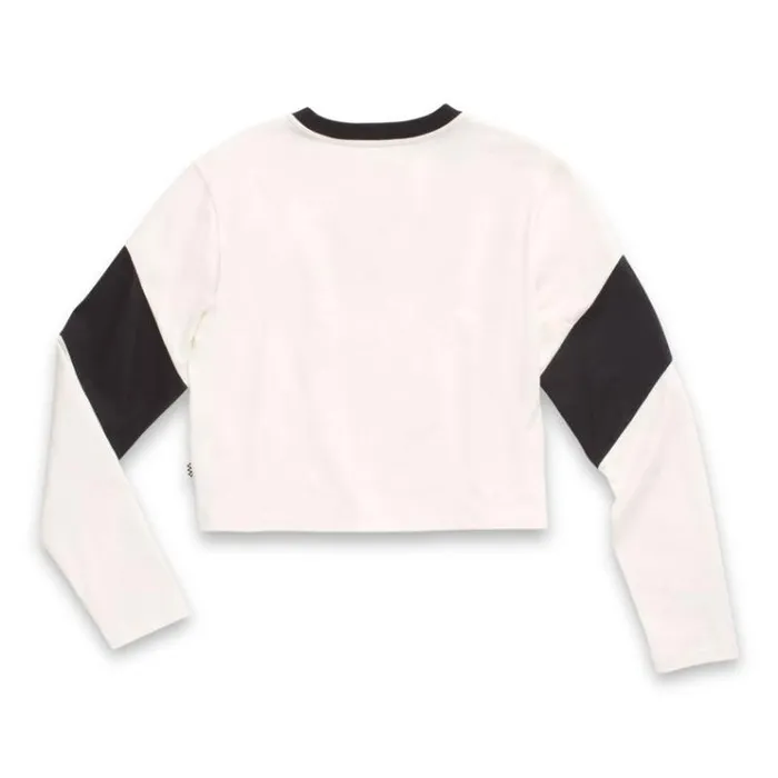 Vans Rider Tri Crew Shirt Marshmallow Womens Tops Vans Rider Tri Crew Shirt Marshmallow Womens Tops