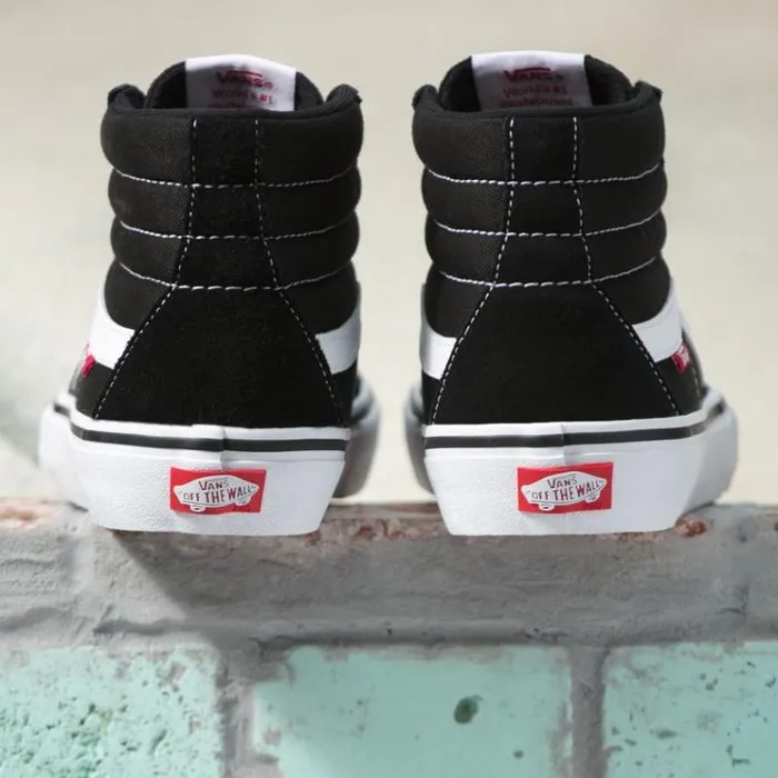 Vans Sk8Hi Pro Blackwhite MensWomens Pro Skate Vans Sk8Hi Pro Blackwhite MensWomens Pro Skate
